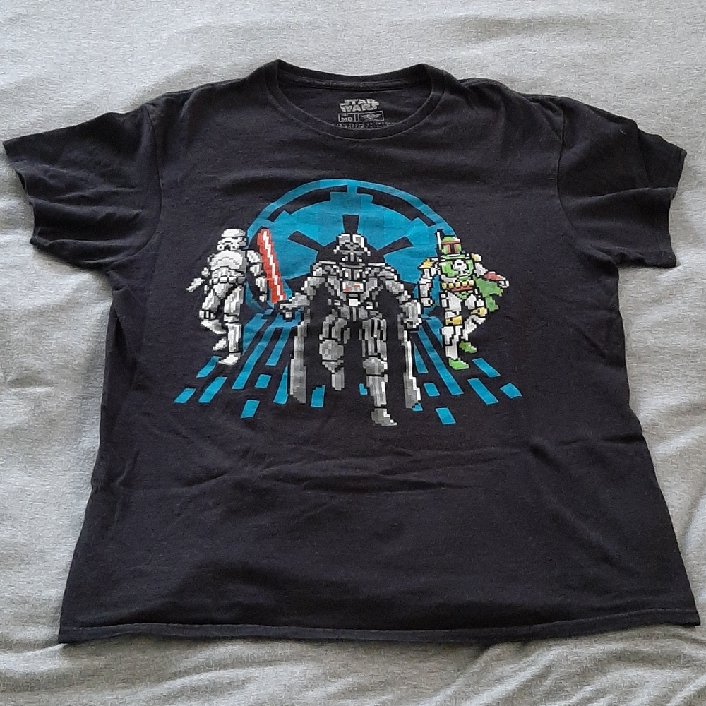 8 Bit Star Wars Darth Vader, Stormtrooper and Boba
